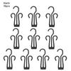 Portable 10 Pcs Durable Hanger Slipper Plastic Shoes Drying Hooks Shelf Hanger