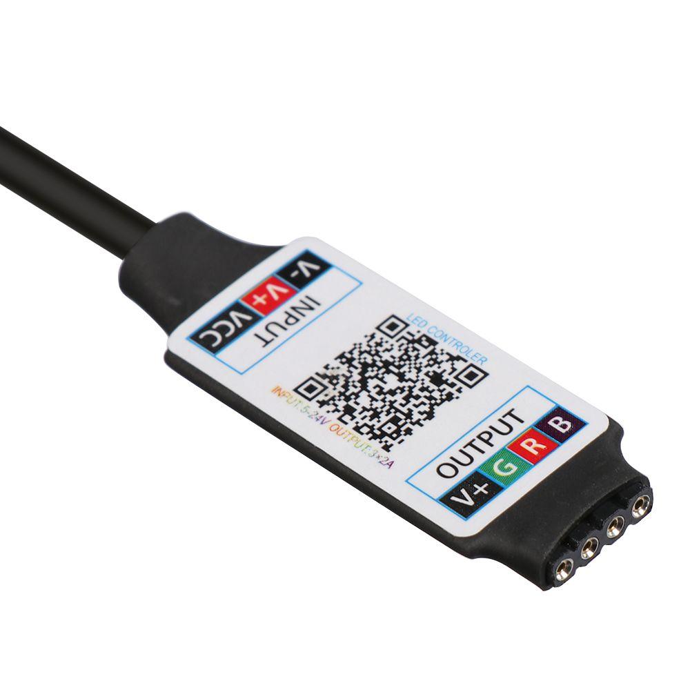 Гнездовой разъем для 4-контактного разъема DC 5-24 В беспроводной адаптер RGB-контроллер светодиодная лента Bluetooth