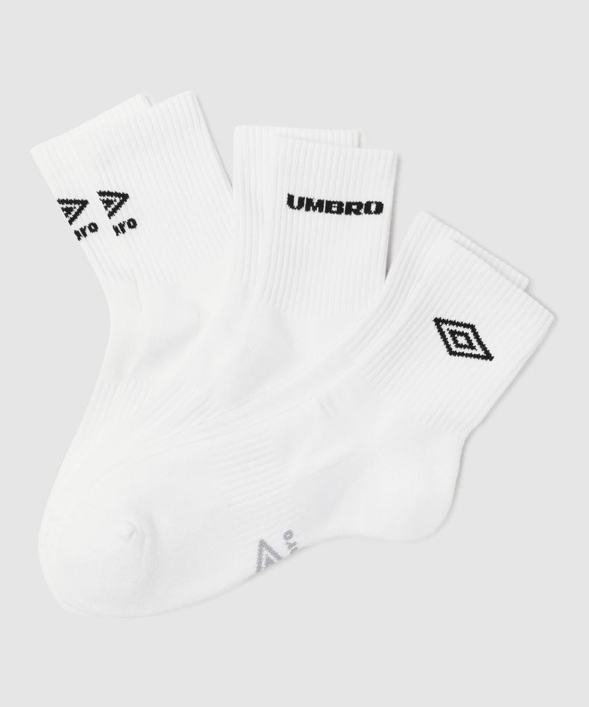 UMBRO Essential 3 пары носков с амортизацией до щиколотки Белый Ur123Csc20