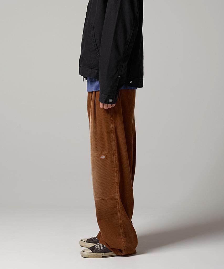 Dickies Стирка Широкие Вельветовые Брюки с Двойными Коленями Верблюжий