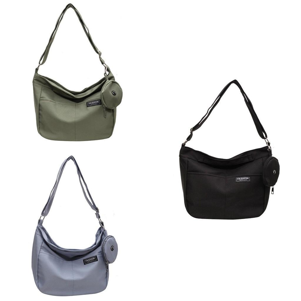 Large Capacity Casual Ins Style Nylon Crossbody Bag Tote Female Bag Urban Simple Design Shoulder Bag