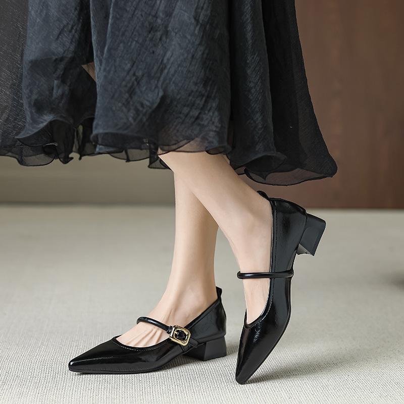 Grape Mom 2025 Summer Women's Shoes Versatile Flat Shoes Women's Fashion Single Shoes New Shoes Spring Women's Casual 303-2