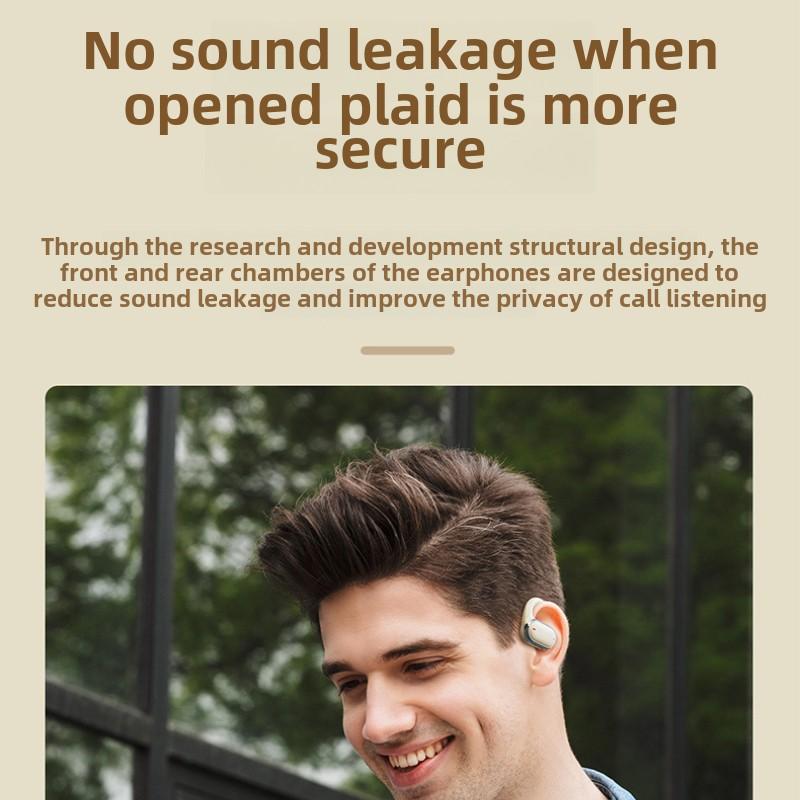 New X93 Bluetooth Headsets Ultra Long Life OWS Hanging Ear Digital Display No Latency Wireless Headsets