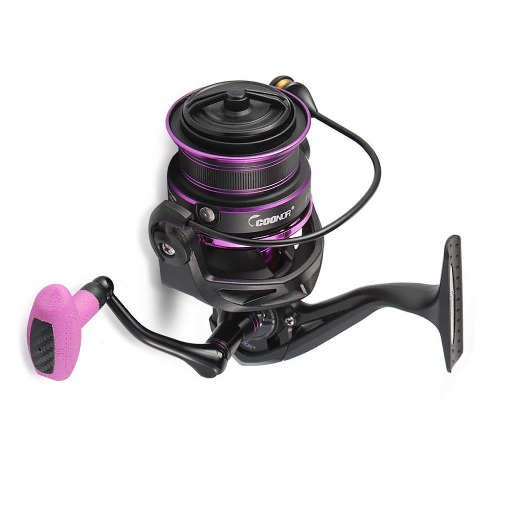 Вращающаяся катушка для соленой воды. Прочные металлические вращающиеся катушки для рыбалки со сменной ручкой FD8000S