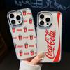 Чехол для телефона с горячим напитком c-cola c-coca для Samsung Galaxy S25 S24 S23 S22 S21 S20 FE Ultra Edge Plus 4G 5G Прозрачный Мягкий Чехол