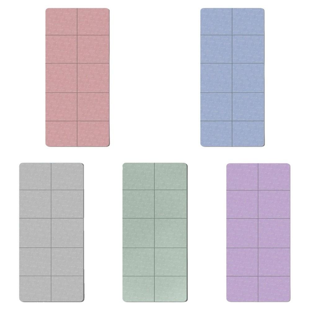 Elastic Foldable Yoga Mat Non-slip Fitness Cushion Foldable Pilates Mat  Gymnastics