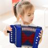 Accordion Instrument 7 Keys 2 Bass Small Accordion Educational Musical Instrument Christmas Gift