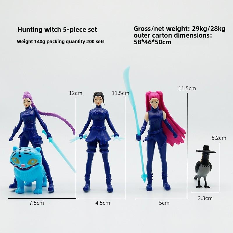 Witch Hunter Tiger Star Figure Peripheral Animation Game Doll Doll Model Tabletop Ornament