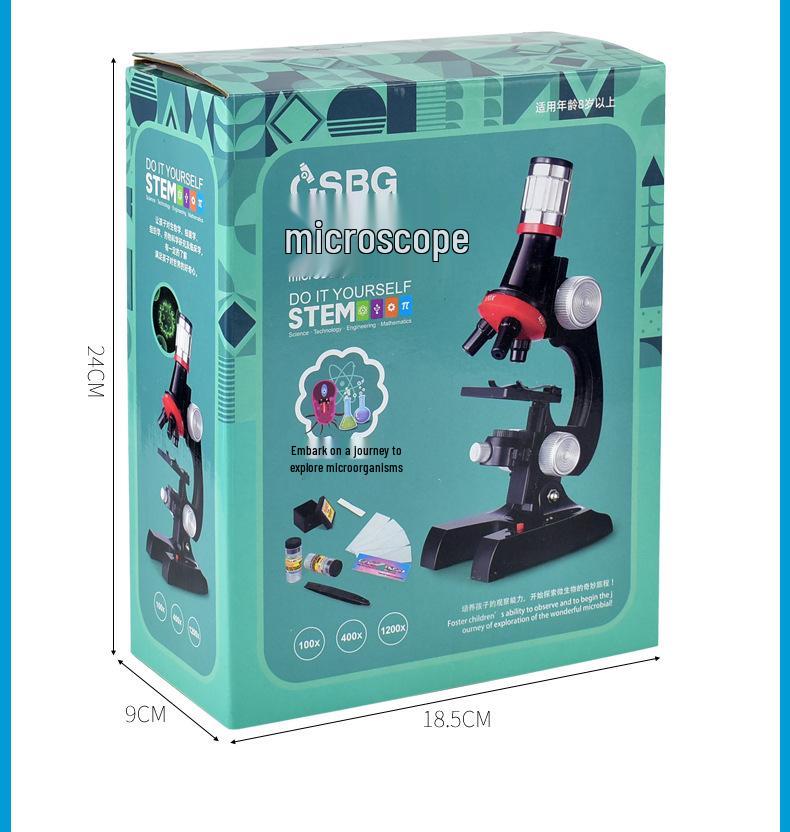 HD Biological Microscope for Kids – Educational Science Toy with High Magnification for Students