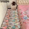 Ковер для спальни, светлый, роскошный ковер для девочки, теплый ковер для спальни, прикроватный ковер для гостиной, коврик для чайного столика