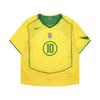 Nike Бразилия 2004 Переиздание футболки Роналдиньо 10 Оптический желтый/Яблочно-зеленый Унисекс Топы IF2941-731