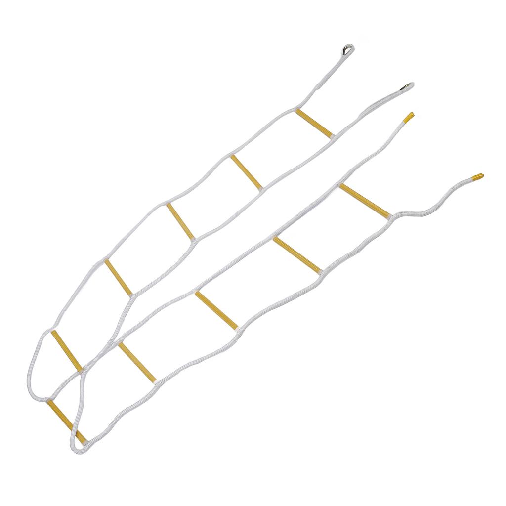 5 м пожарная лестница портативная нейлоновая 2000 фунтов подшипник быстро развертывается складная аварийная веревочная лестница