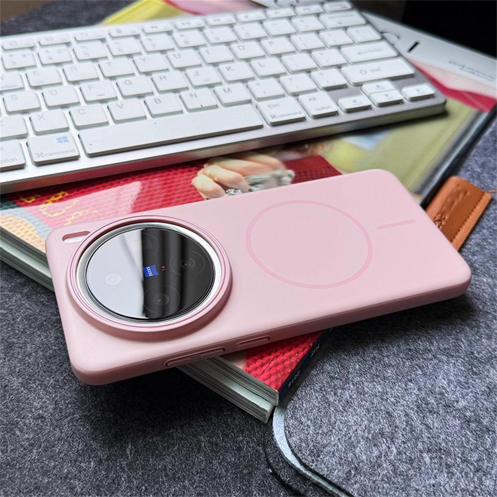 Ультратонкий однотонный матовый чехол с магнитной беспроводной зарядкой для VIIVO X200 Ultra X200 Pro MINI X200S Тонкий жесткий ПК чехол для телефона