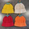 With Hat Knit Pumpkin Appearance Design For Autumn Winter Fashion Womens
