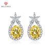 Luxury Women Flower Colorful Earrings Wedding Engagement Party Gift