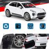 1/24 Scale WELLY Porsche Macan Turbo Alloy Car Model Diecasts Metal Toy Vehicles Car Model High Simulation Collection Childrens Gifts