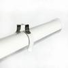 5Pcs Fixing Clips Lamp Tube Clip With Rubber Protection Pipes Clamp  for 12mm-32mm Dia Tube