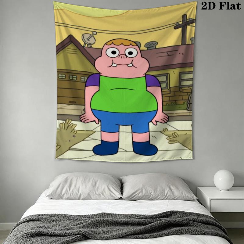 Clarence Wall Tapestry Aesthetic Wall Hanging Printed Fabric Blanket Decorative Tapestries for Bedroom Living Room Home Decor