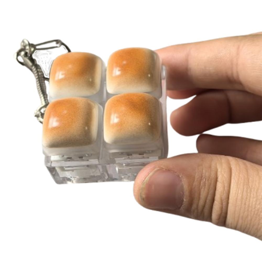 Cute Keyboard Button Keyring Creative Fidget Keycap Keychain Mini Pop Toy Pass The Time