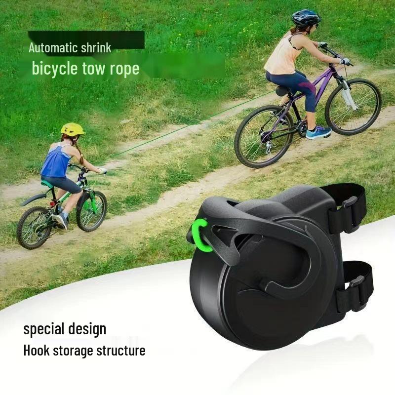 Retractable Parent-Child Bicycle Tow Rope