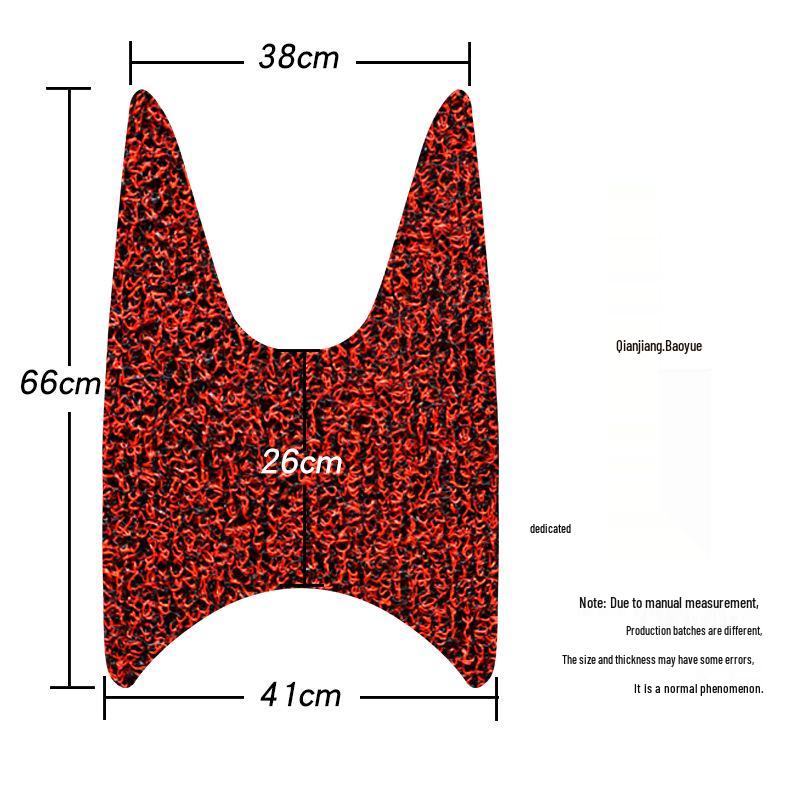 Silk Ring Non-Slip Waterproof Foot Pad for Qianjiang Baoyue QJ110T-8 Motorcycle