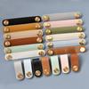 Soft Hardware Kitchen Wardrobe Cabinet Drawer Handle Leather Handle Door Pulls Furniture Knobs