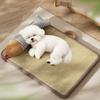 Breathable Pet Cooling Mat Fish Shaped Pillow Cat Sleeping Pad Comfortable Dog Floor Mat Crate Mat