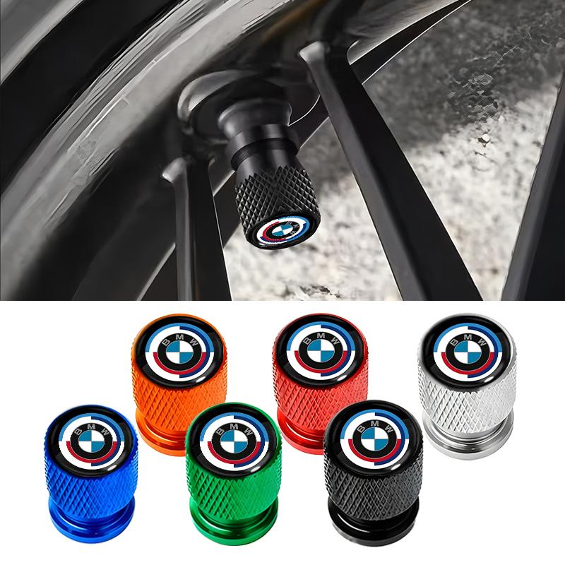 NXEW6 Car Wheel Tire Valve Cap Dustproof Protector Cover Personalized Decoration For BMW X3 X5 M5 M3 E46 E90 E60 F10 E39 F30 E36 G30