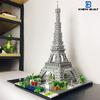 Knew Построить 3 размера на выбор Парижская Эйфелева башня Микро Мини Строительные блоки Игрушка Гордость Франции Коллекционная Декорация и Достойный Подарок