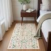 Boho Insect Botanical Floral Comfort Area Rug Living Room Sofa Large Area Rug Rustic Style Bedroom Decorative Rug Entry Door Mat