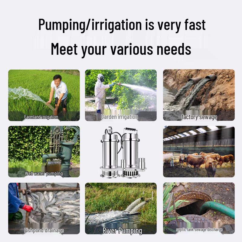 KESSZAL 304 Stainless Steel Submersible Pump