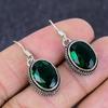 Натуральный Хромдиопсид Драгоценный камень 925 Стерлинговое серебро Ювелирное изделие Серьга 1,38" d5Z16