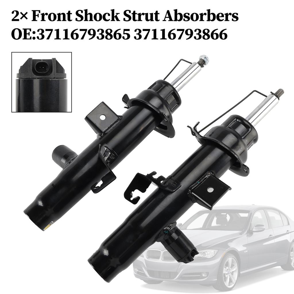 2× Front Shock Strut Absorbers for BMW 3 F30 320i 328i 37116793865 37116793866