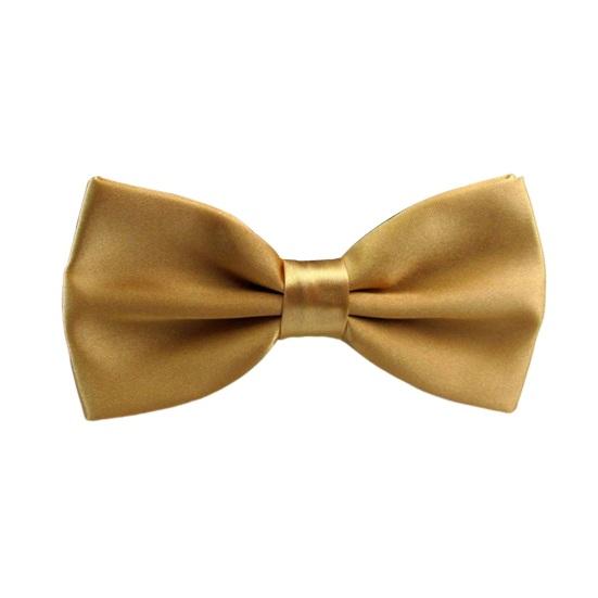 Men Bow Tie Detachable Design Adjustable Fit Solid Color Formal Bow Tie