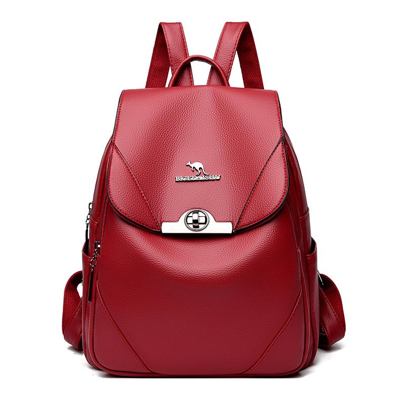 Сумка для матери, женский рюкзак большой вместимости, женская сумка из мягкой кожи среднего возраста