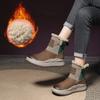 Women's Winter Lining Thickened Warm Pu Leather Boots Snow Casual Office Warm Boots