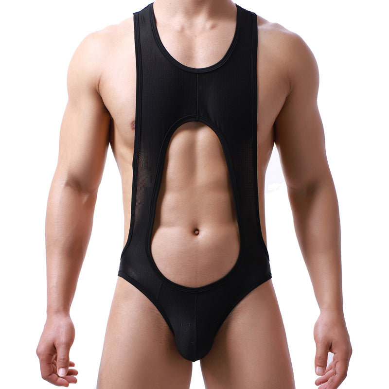 Body Jock Tolomos Noir - MenSexyWear - Singlet