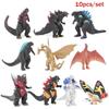 Exquisite 10pcs Godzilla King Of The Monsters Action Figure Toy Pvc Doll Set For Kids