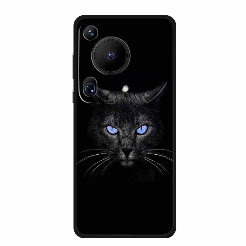 For Huawei Pura 70 Ultra Case 70Ultra Black Silicone Soft Back Cover Case For Huawei Pura 70 Ultra Phone Case Cover Pura70 Ultra