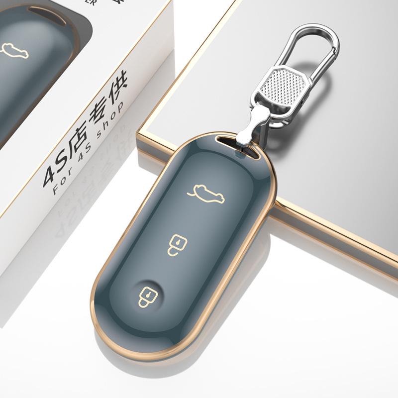 Чехол для ключа автомобиля Huawei Aito New M7 M5, унисекс, с декоративной пряжкой