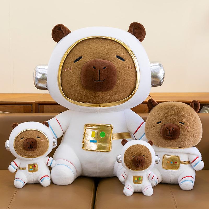 Astronaut Capybara Doll Creative Kabibara Plush Toy Wrapping Female Birthday Gift