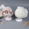 Flower Lace Baby Cap Lace Princess Hat with Large Brim Cute Lace Baby Princess Hat