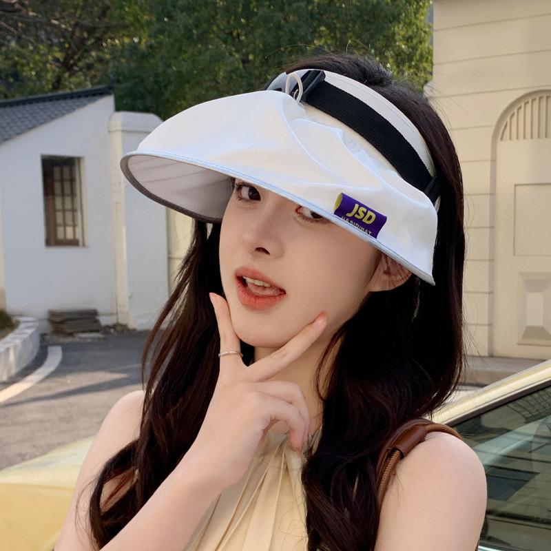 Sun Hat With Large Brim For Summer Uv Protection Breathable Polyester For Women And Girls