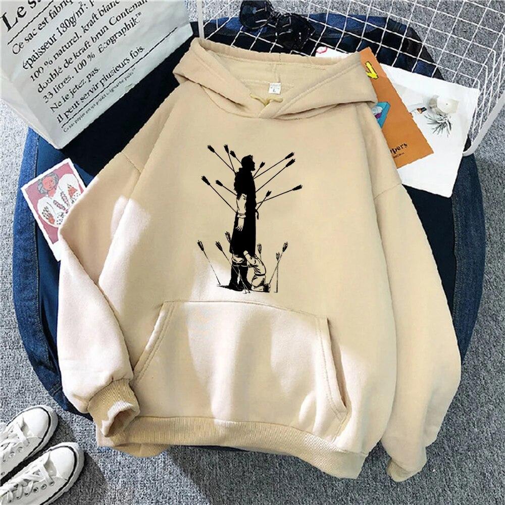 Vinland Saga толстовки женские флисовые уличные аниме 2023 пуловер женский готический свитер унисекс