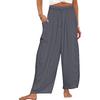 Women's Fashion Casual Solid Color Print High Waist Pants & Capris