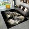 Living Room Carpet Cool Cheetah Tiger Floor Mat Men's Bedroom Anti Slip Dirt Resistant Wear-resistant Rug Home Decoration