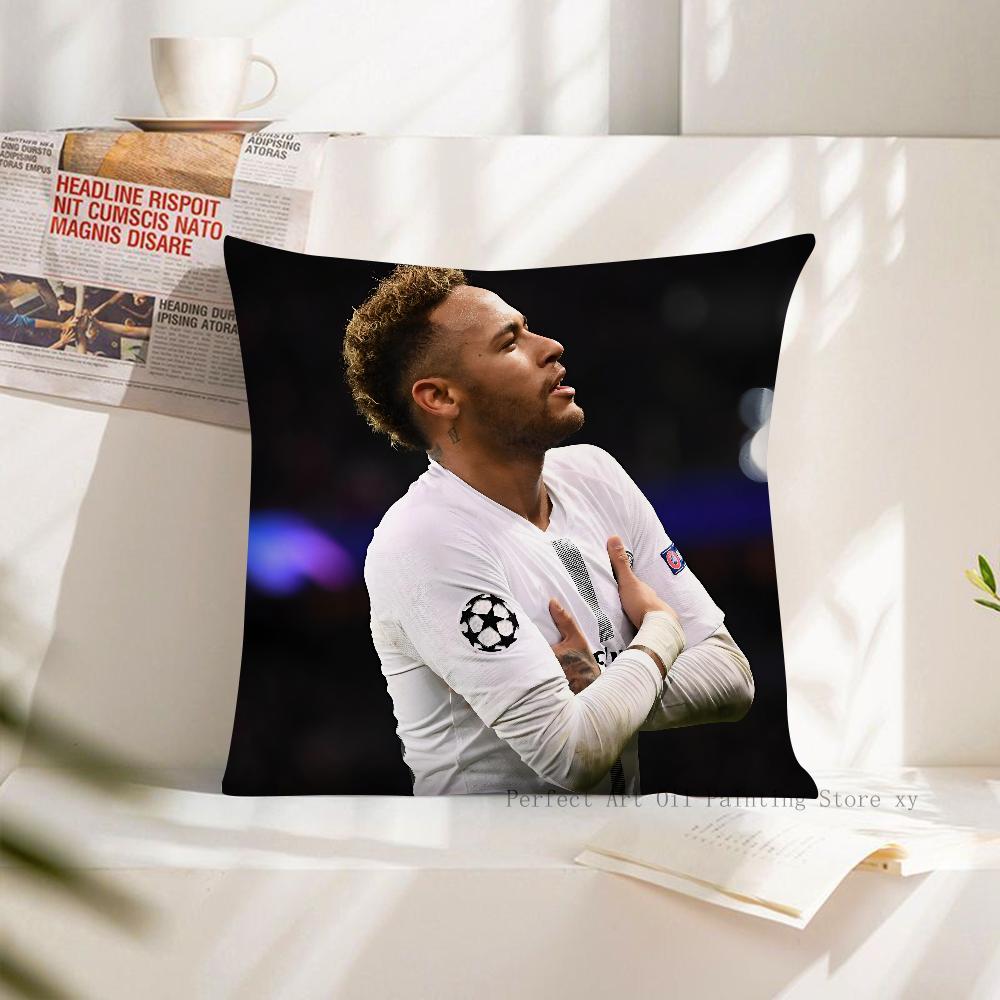 1 шт. Наволочка F-Football N-Neymar Квадратная Наволочка Подушка Декор Спальни Дивана Комнаты Повседневная Наволочка