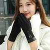 Full Finger Women Suede Velvet  Gloves Thickened Winter Mittens Fashion  Gloves  Sports
