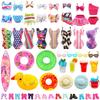 Barwawa 30cm Doll Clothes and Accessories 31 Sets 10 Swimsuits 4 Sunglasses 2 Floats 10 Shoes 5 Accessories = + + + +