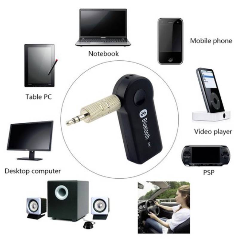 Вспомогательный Bluetooth-приемник Беспроводной адаптер для автомобильной аудиосистемы